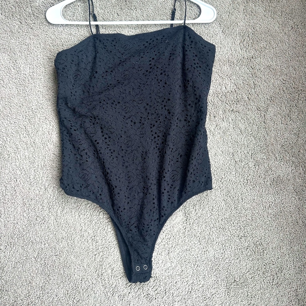 Black Hollister Body Suit